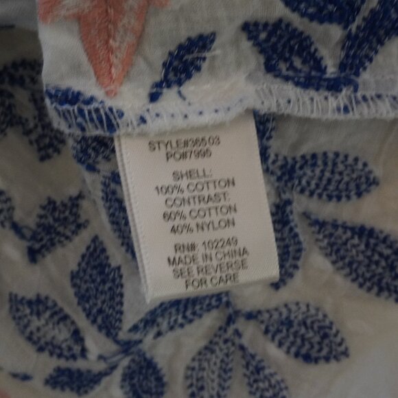 Skies are Blue sleeveless Embroidered Blouse top - Picture 4 of 8